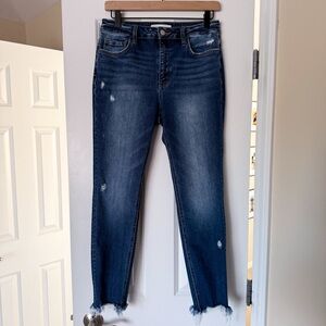 Flying Monkey Distressed Ankle Skinny Jeans